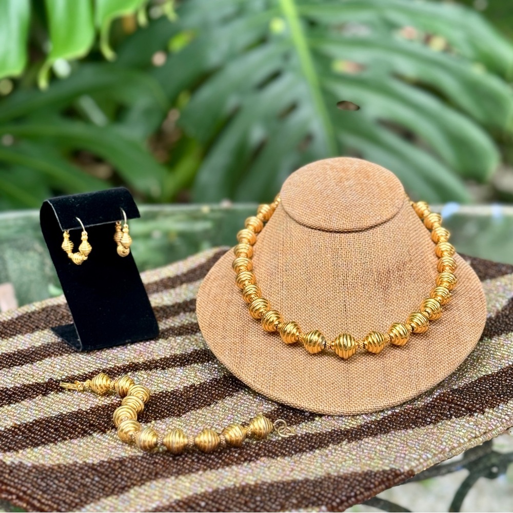 Vintage Persian Inspired Gold Jewelry Set from The Metropolitan Museum of Art